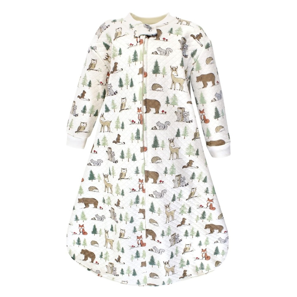 Cozy Forest Animal Print Kids Pajamas
